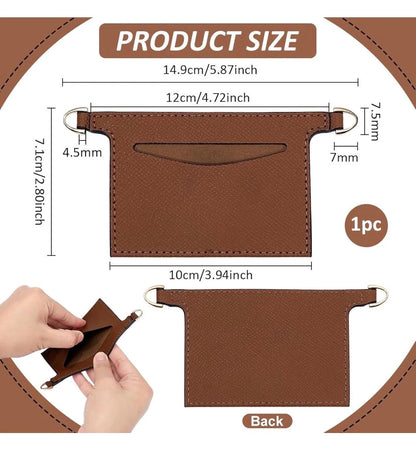 PU Leather Wallet Insert Conversion for Small Wallet on a chain