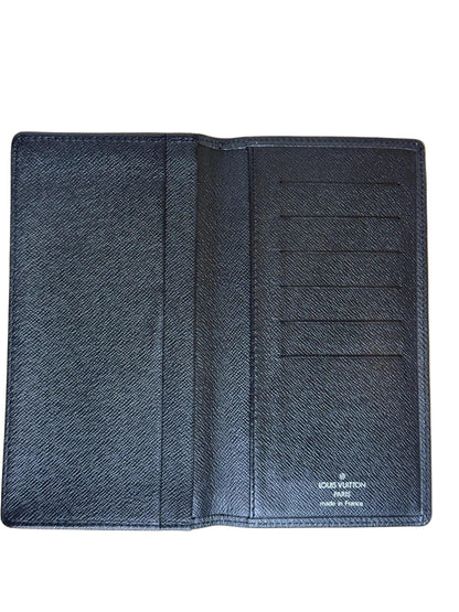 Louis Vuitton Black Brazza Leather Mens/Womens Wallet