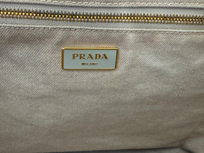 Prada Canapa Large Corda Beige Denim