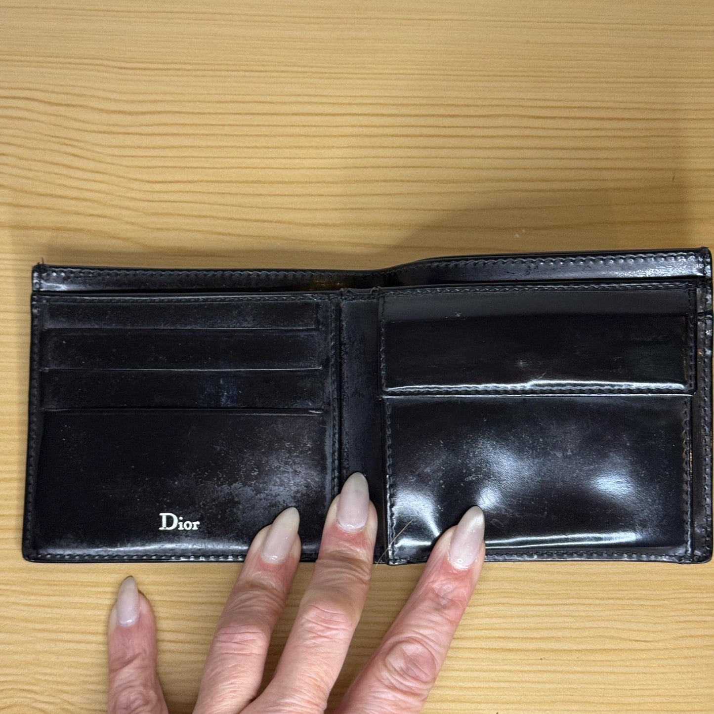 Christian Dior Black Leather Men’s Wallet