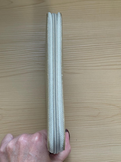 Chanel Metallic Champagne CC Zip- Around