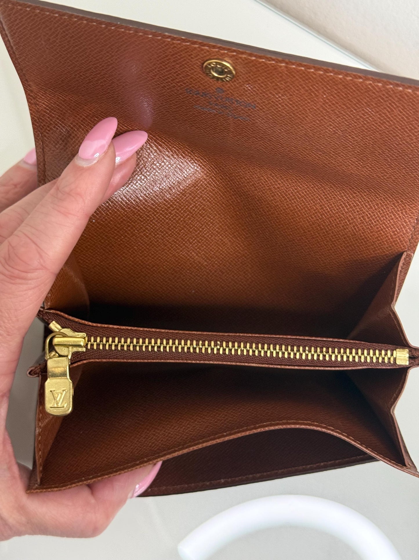Louis Vuitton Vintage Porte Monnaie Compact Monogram Wallet