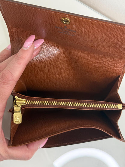 Louis Vuitton Vintage Porte Monnaie Compact Monogram Wallet