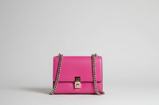 Fendi Kan I Pink Calfskin Leather Bag