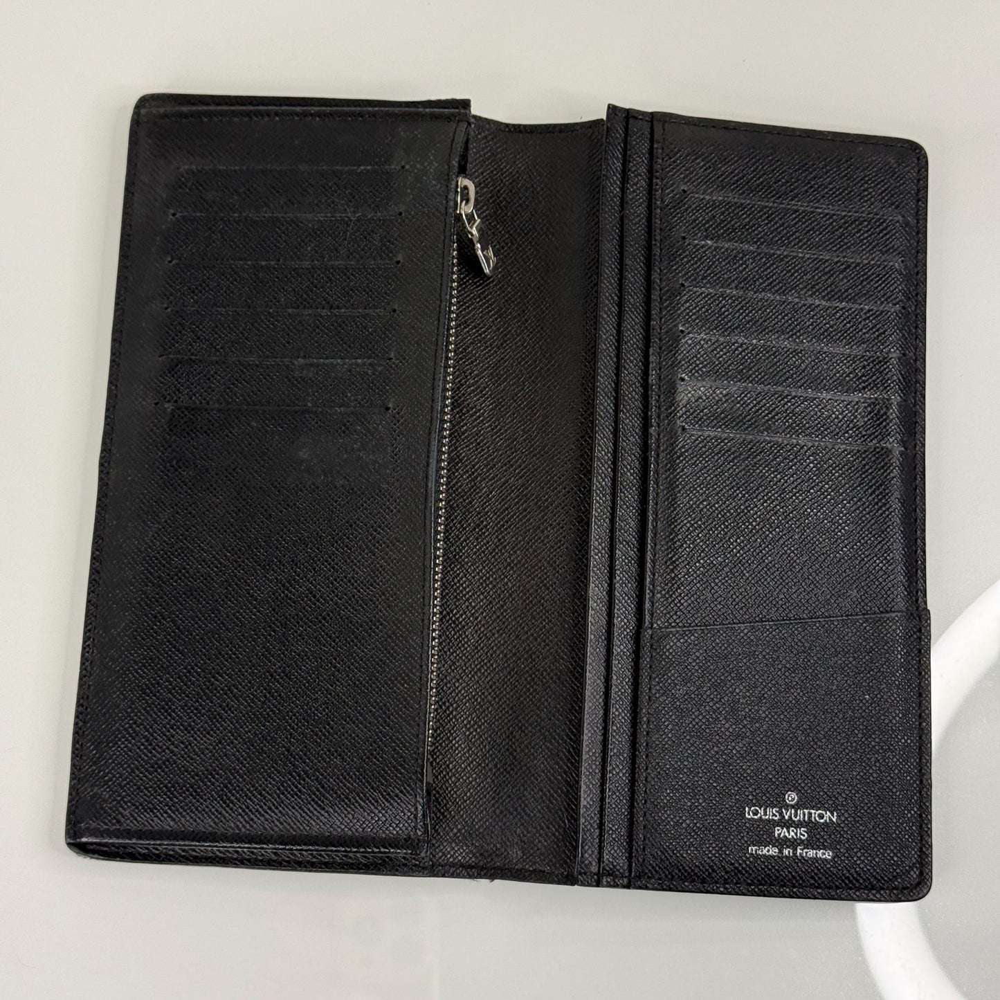 Louis Vuitton Damier Graphite Long Bi fold Mens wallet