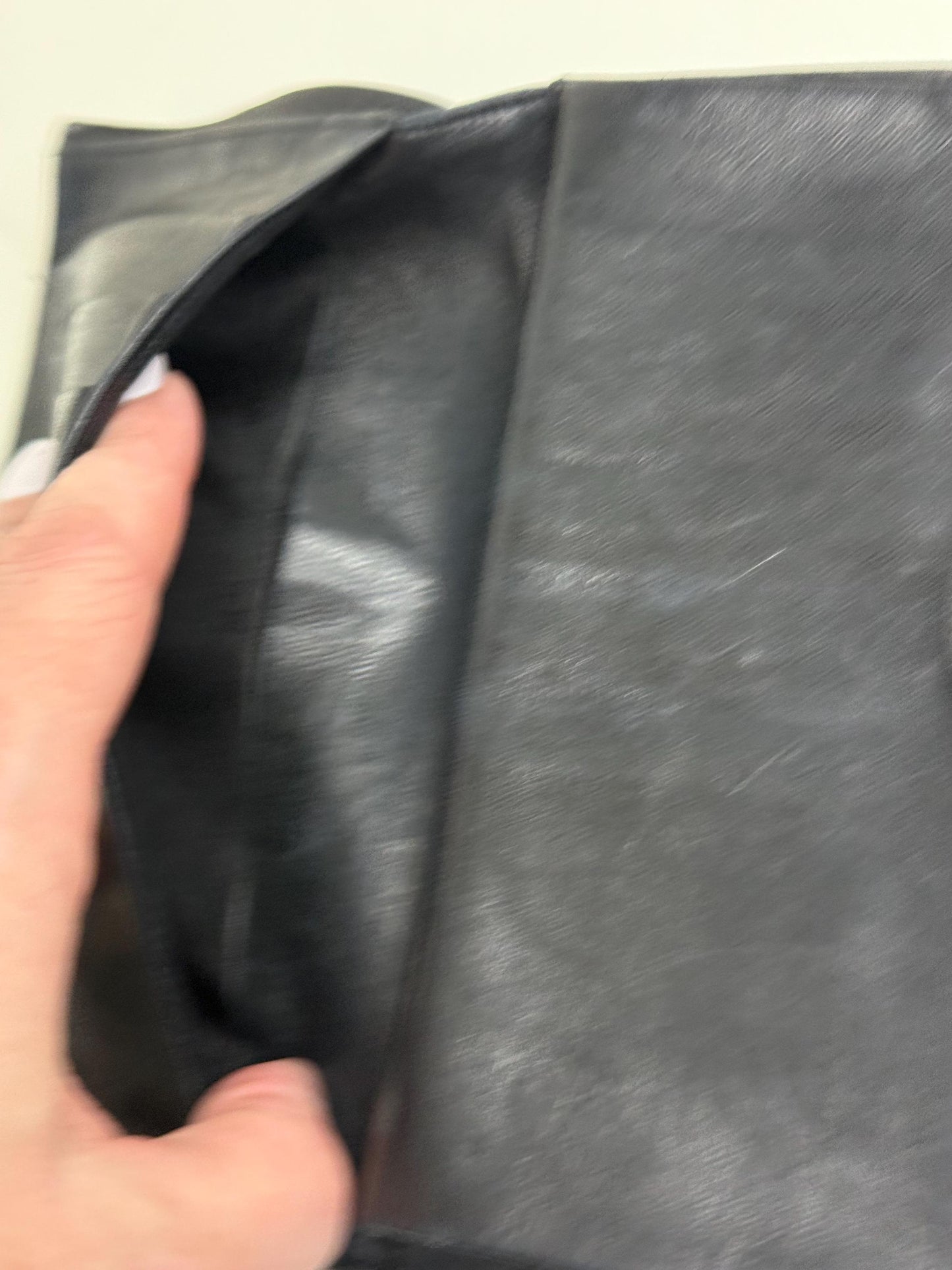 Chanel Coco Mark Black Caviar Leather Wallet