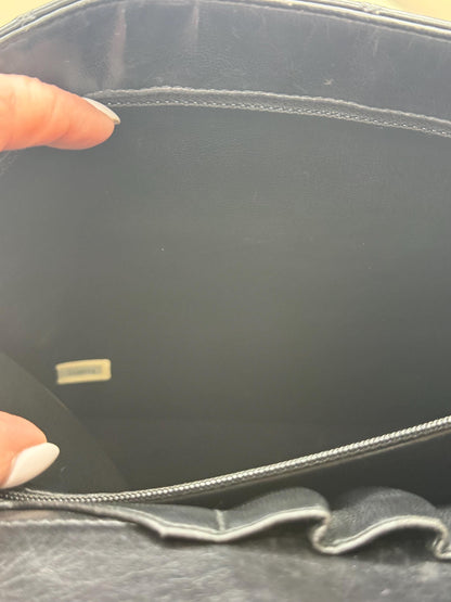 Chanel Vintage Black Quilted Lambskin Briefcase